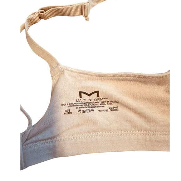 Maidenform Women's Everyday Luxe T-Shirt Wireless Convertible Bra, 36B DM2402 - Picture 6 of 6